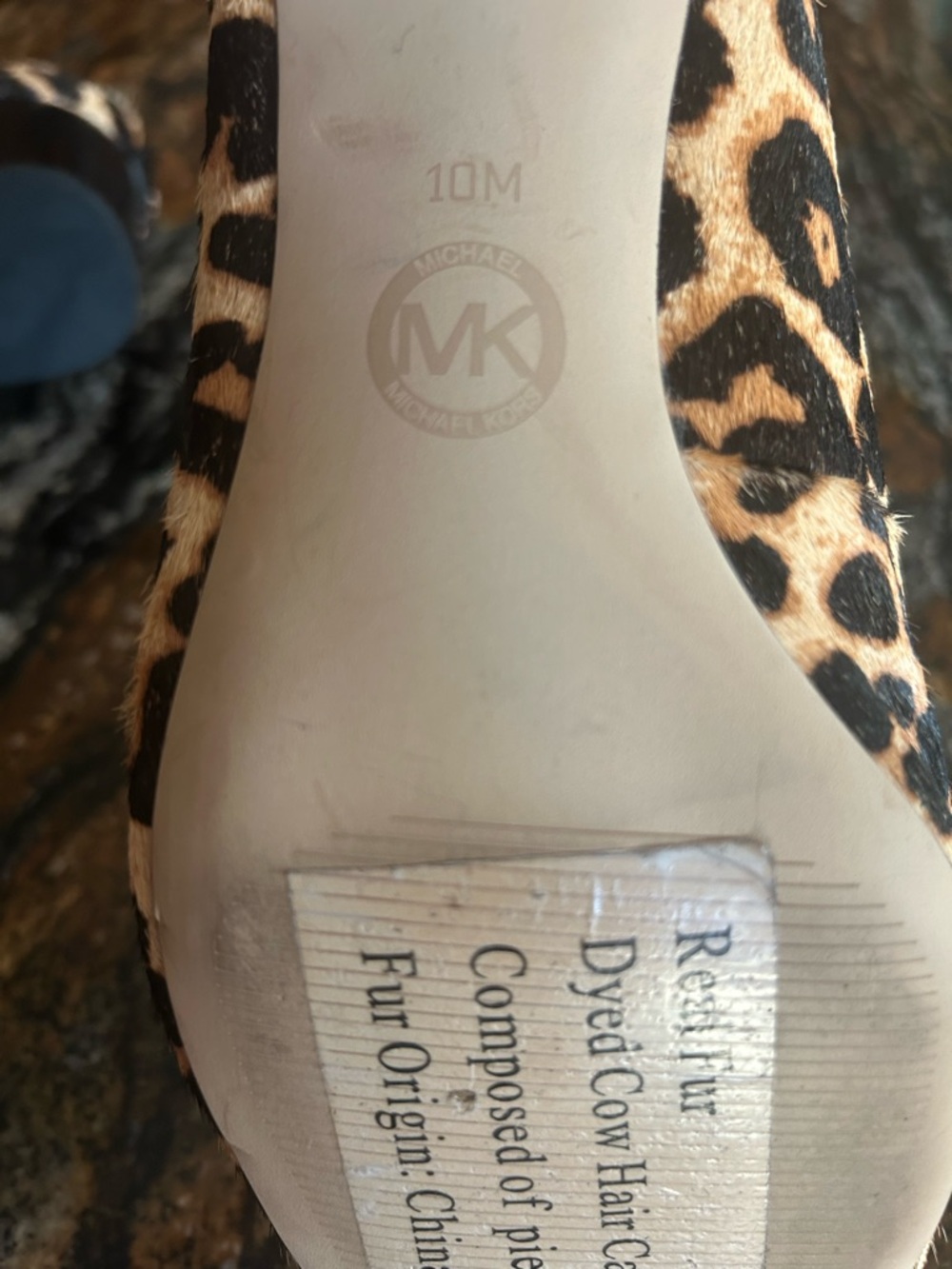 Michael Kors Leopard-Print Shoes with Black Bow - Picture 5 of 6